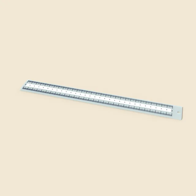 Clear plastic 30 cm ruler