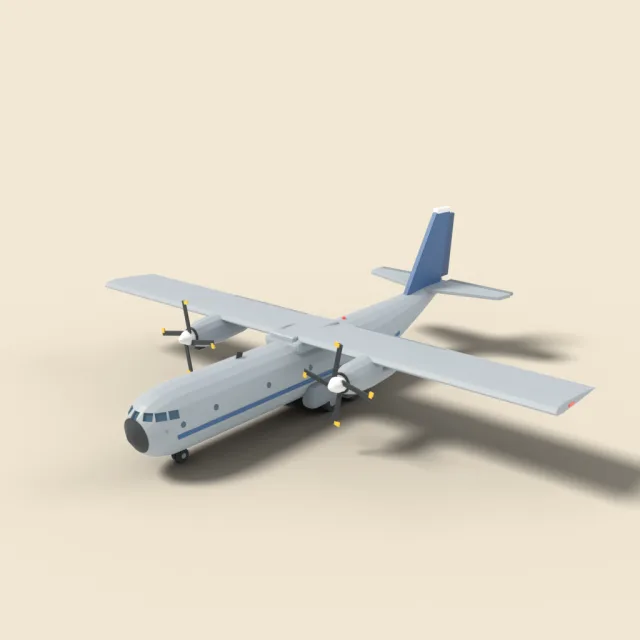 Cargo plane with high wing