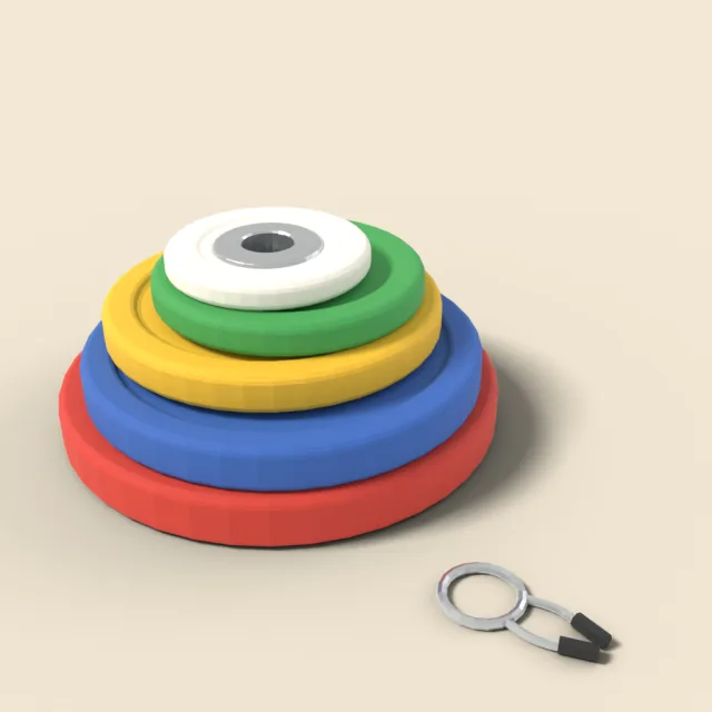 Weight plate stack