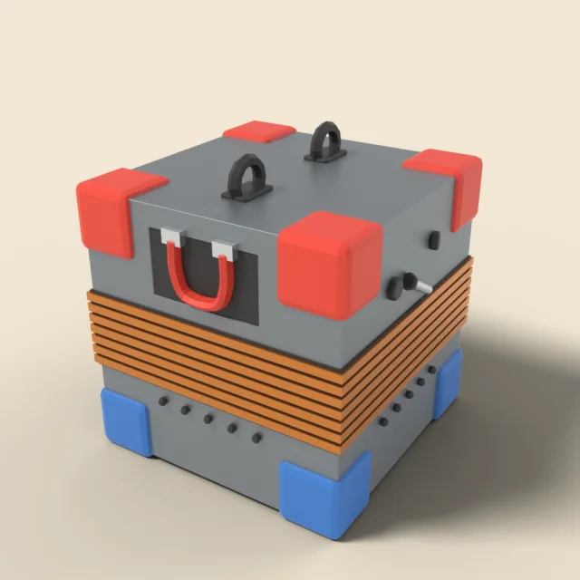 Magnetic metal block