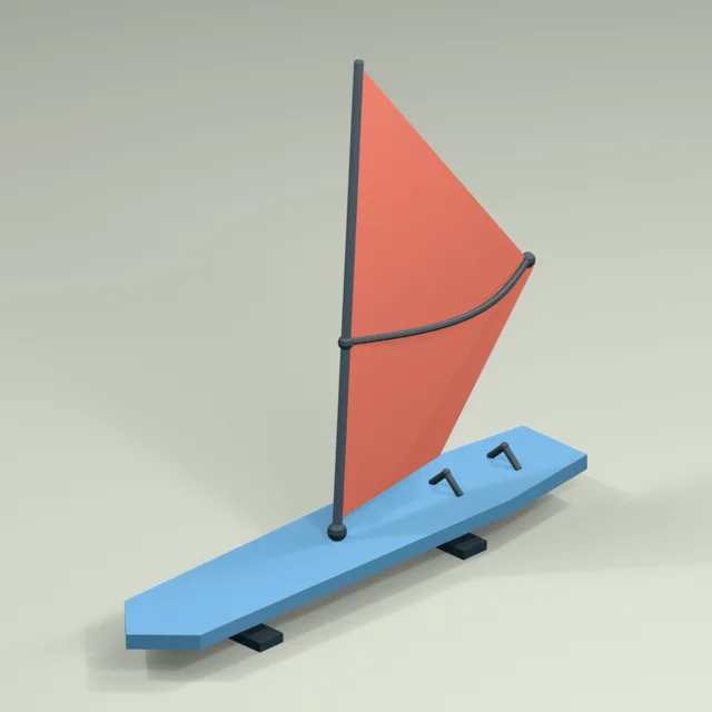 wishbone_rigged_windsurf_board