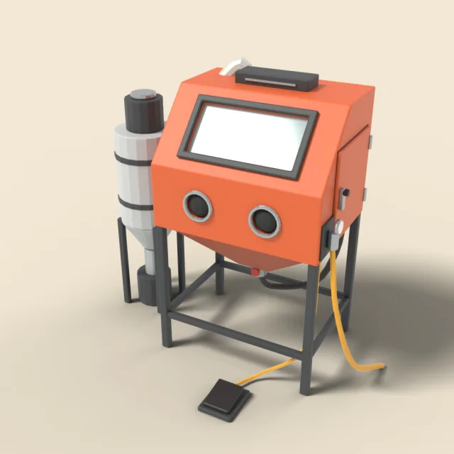 Sandblasting cabinet