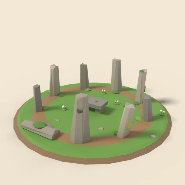 Standing stone circle