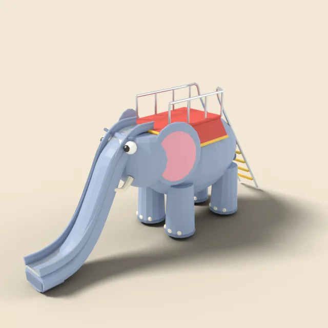 Elephant-shaped slide