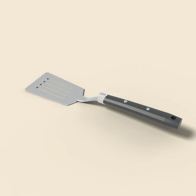 Slotted metal turner