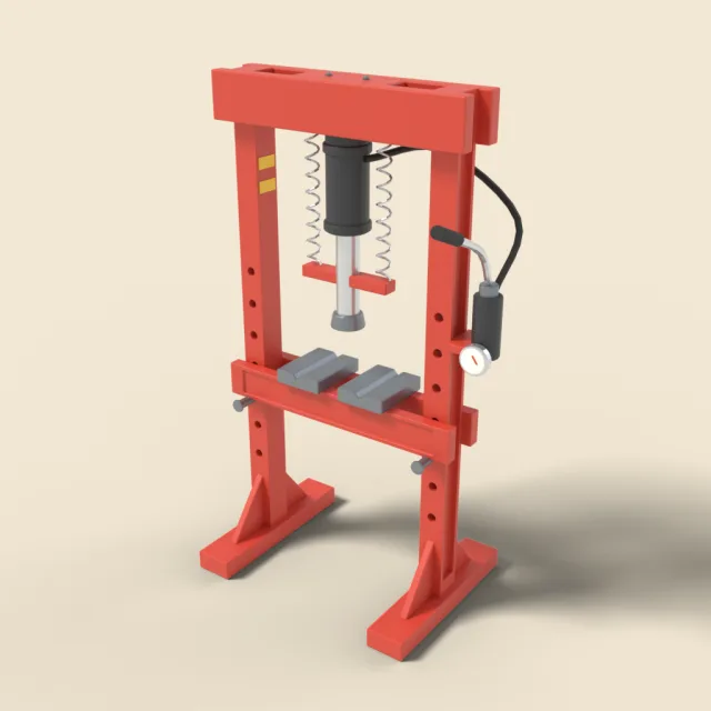 Hydraulic shop press
