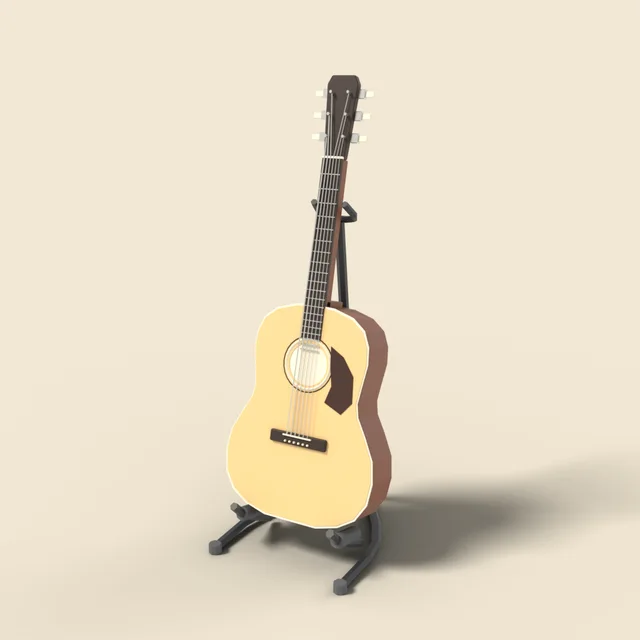 Acoustic dreadnought guitar