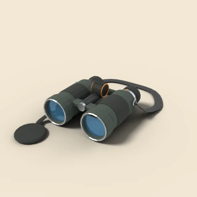 Pair of compact binoculars