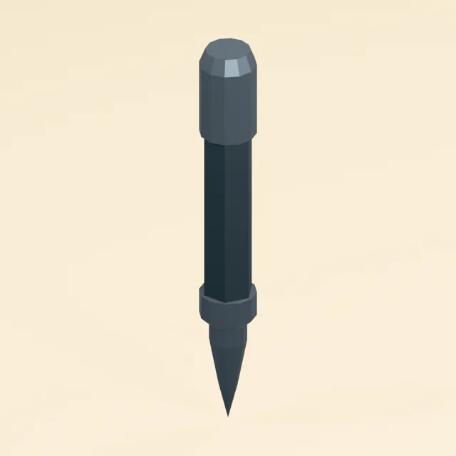Hexagonal steel center punch