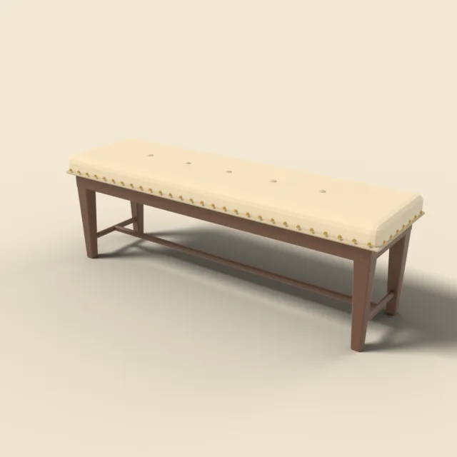 Upholstered dining bench