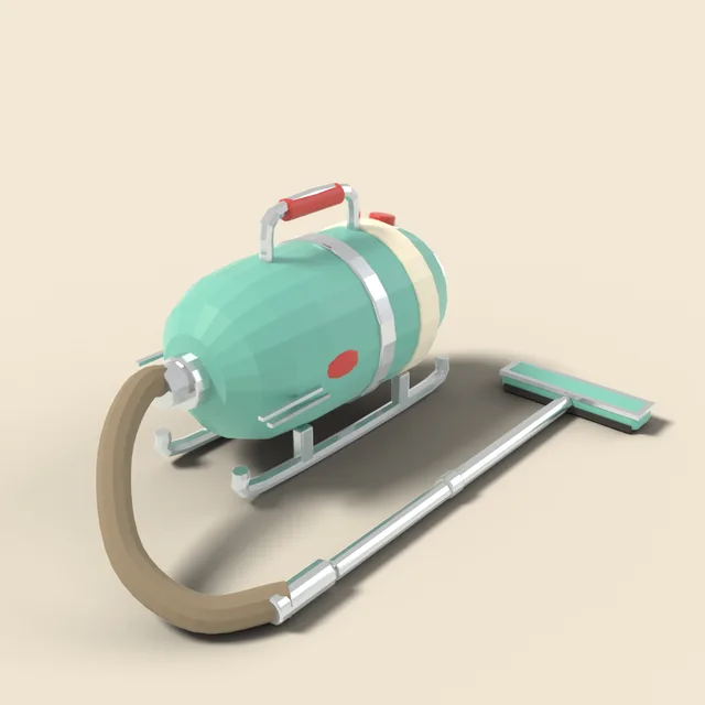 Vintage canister vacuum cleaner