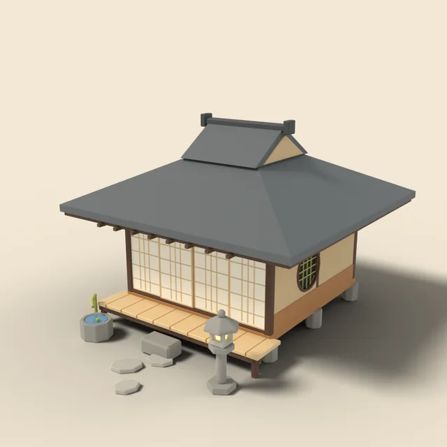 Japanese tea house