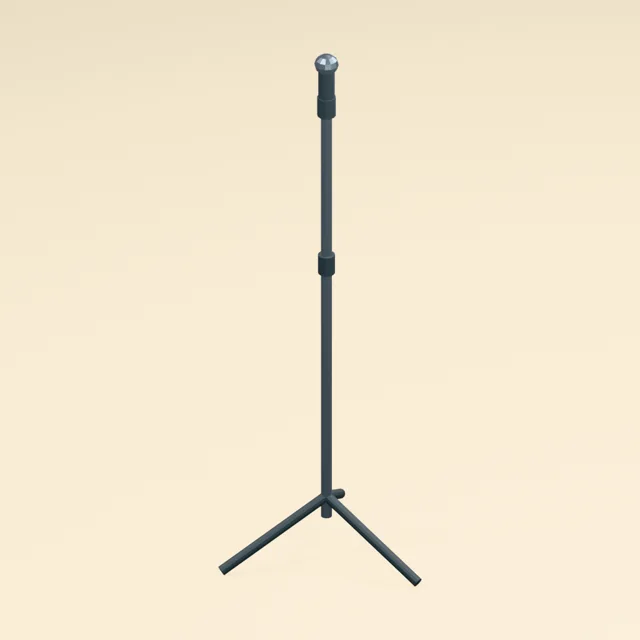 Tripod microphone stand