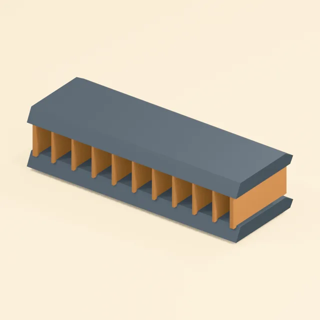 Ten-hole harmonica