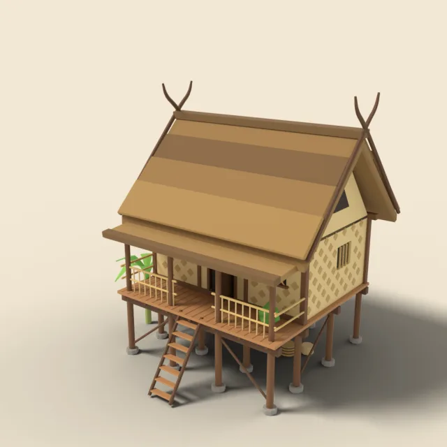 Southeast Asian stilt house