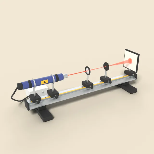 Laser on optical bench