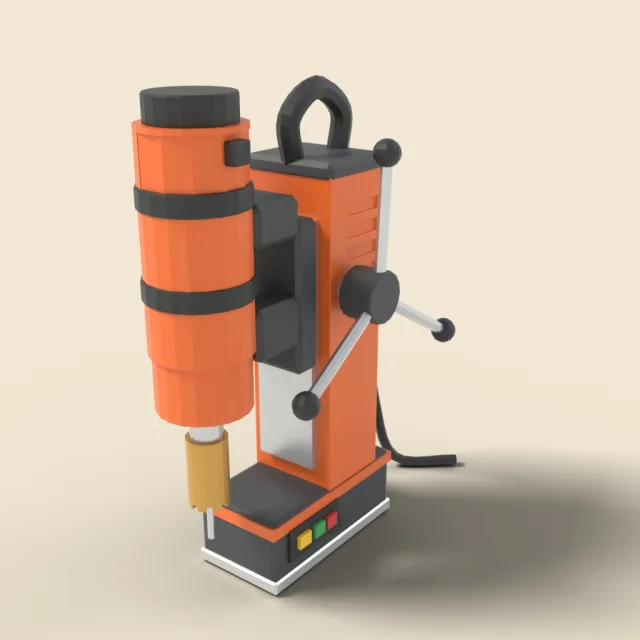 Magnetic base drill