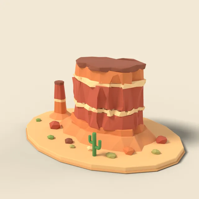 Canyon mesa butte