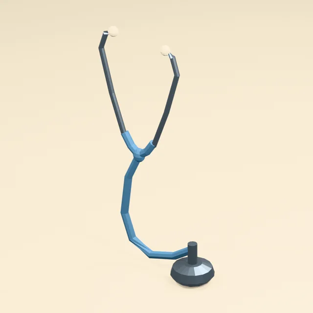 Flexible-tube stethoscope