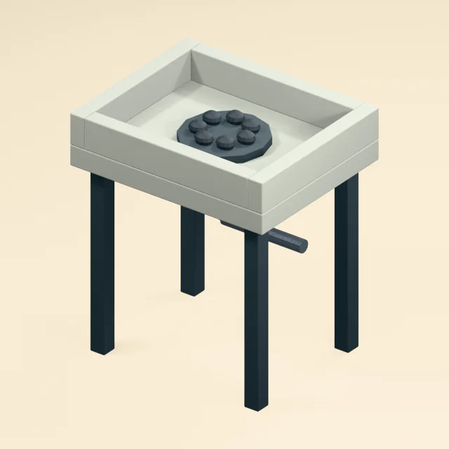 Open coal forge
