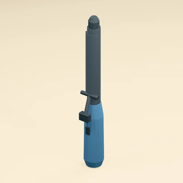 Clamp-barrel curling iron