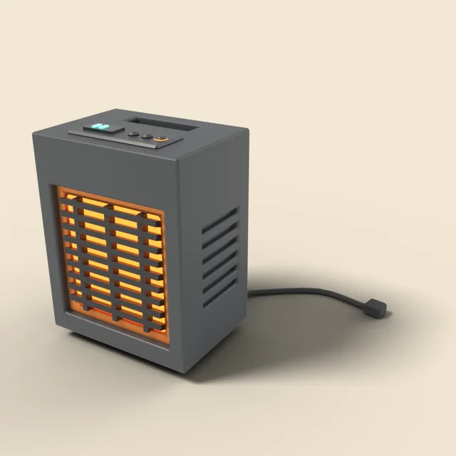 Portable space heater