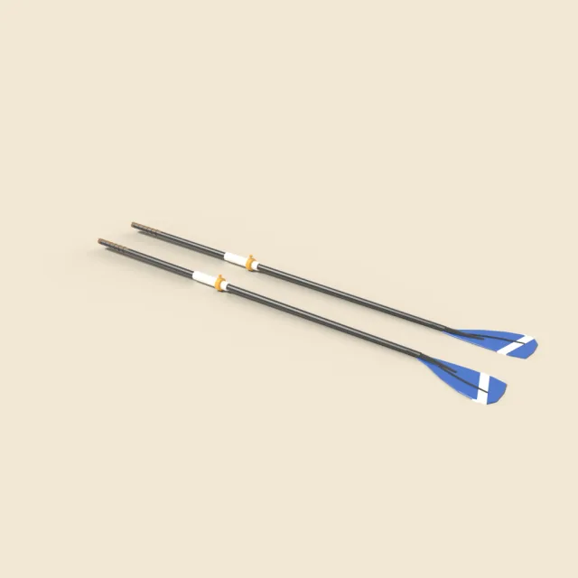 Rowing oar pair