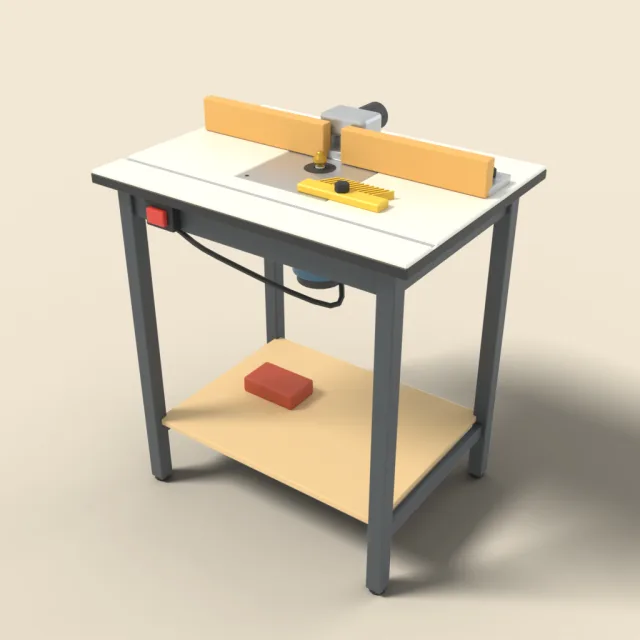 Wood router table