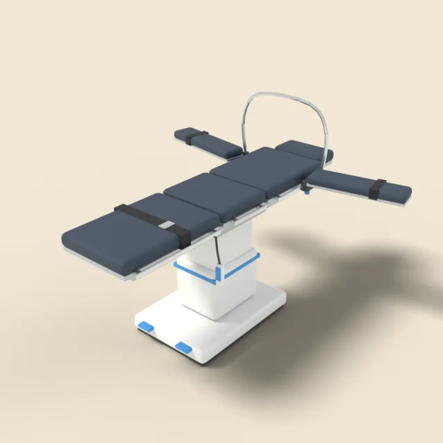 Operating table with arm boards
