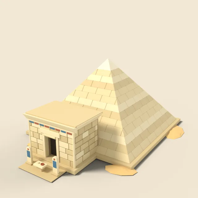 Small queen pyramid with chapel