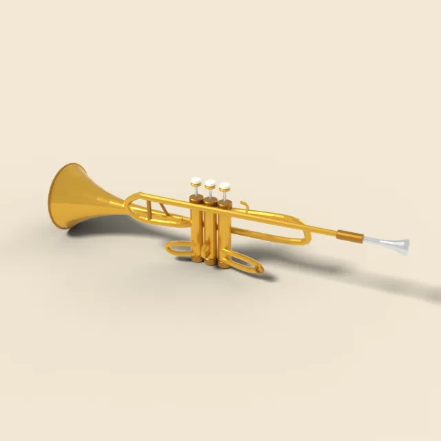 Trumpet with valves