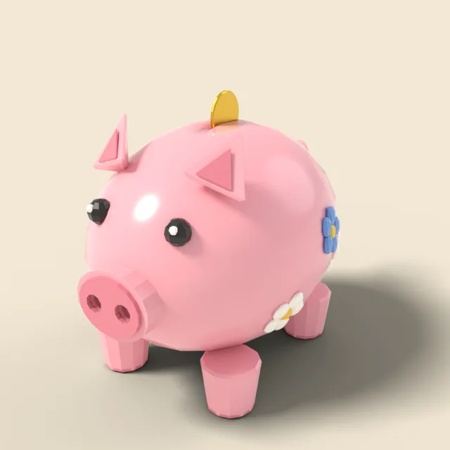 Ceramic piggy bank