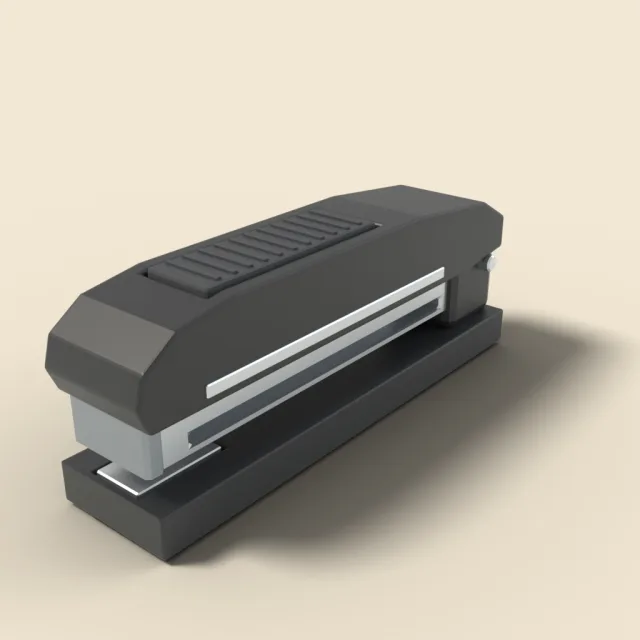 Desktop stapler in black