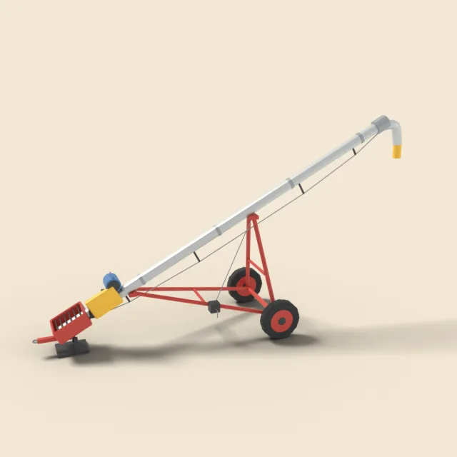 Grain auger on wheels