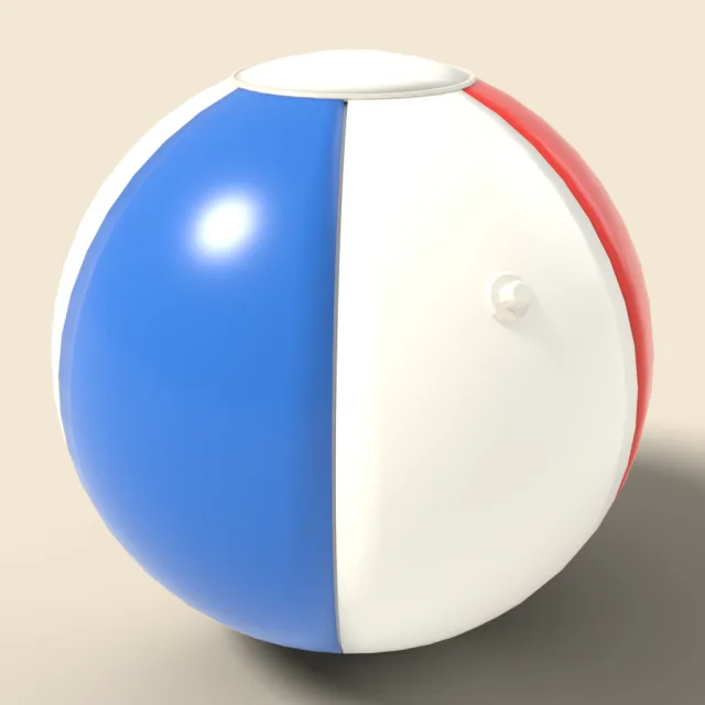 Inflatable beach ball
