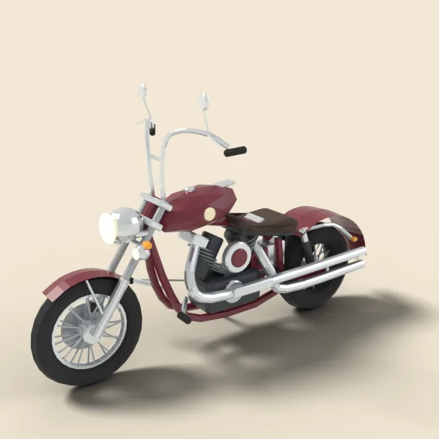 Cruiser motorcycle with high bars