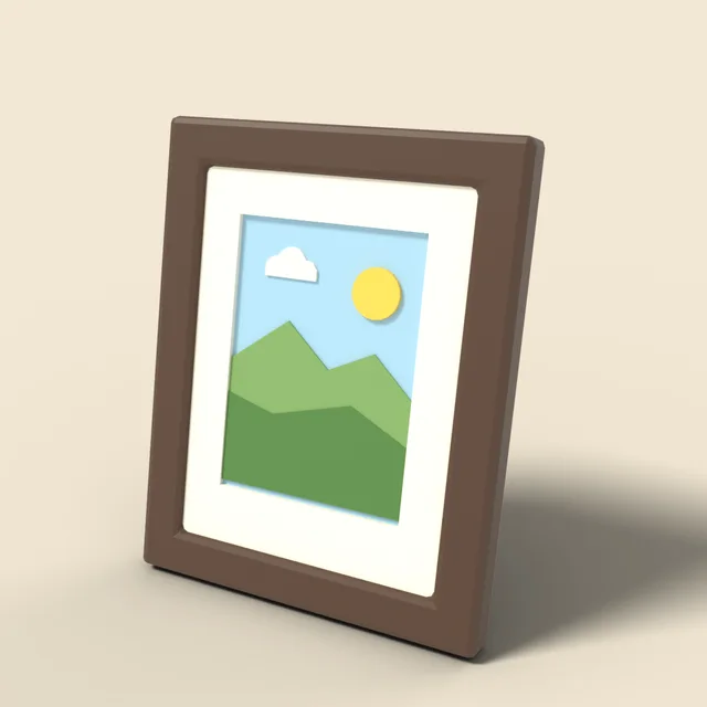 Picture frame tabletop